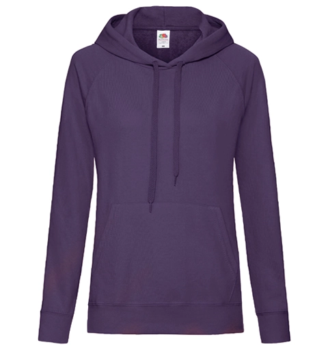 Lady-Fit Hoodie Violett