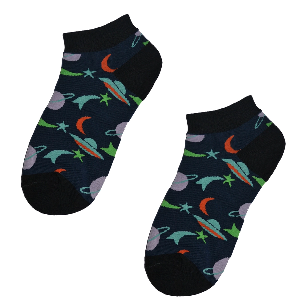 Planeten Sneaker Socken