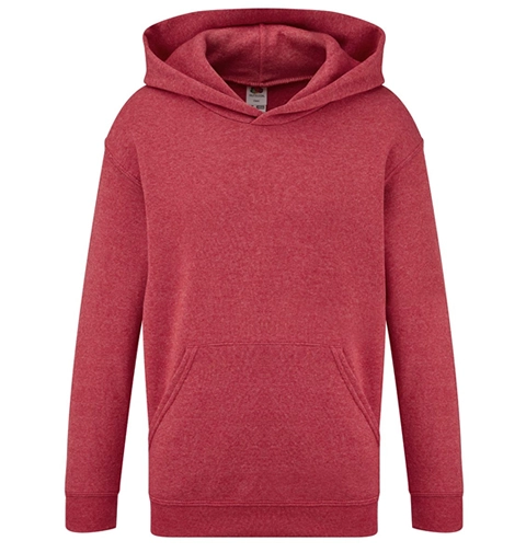 Kids Hoodie Rot meliert