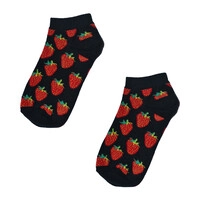 Erdbeeren Sneaker Socken